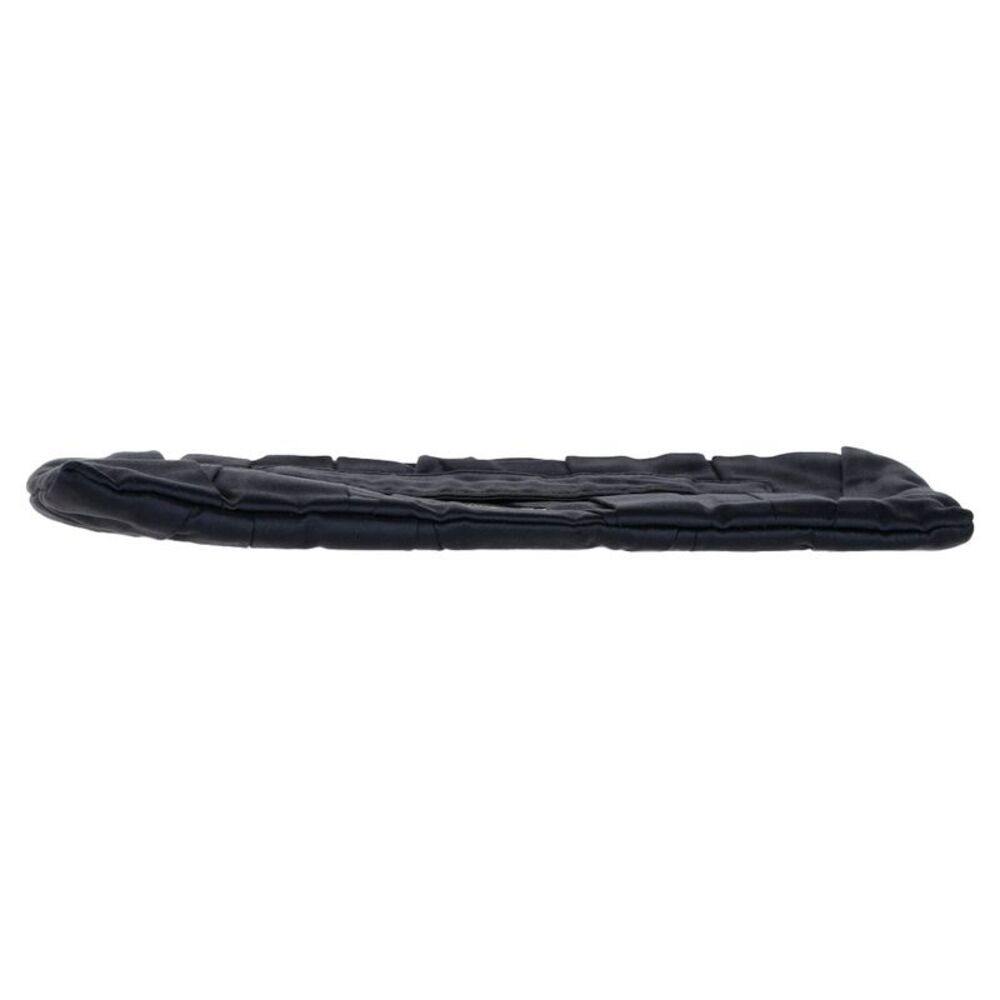 Prada Pleated Clutch Bag in Navy Blue Satin - Picture 3 of 8